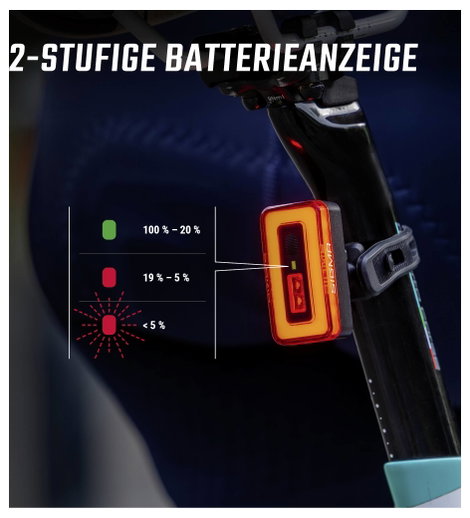 Sigma HIRO 70 Kerékpár hátsó világítás COB LED Akkuról üzemeltetett 4. kép