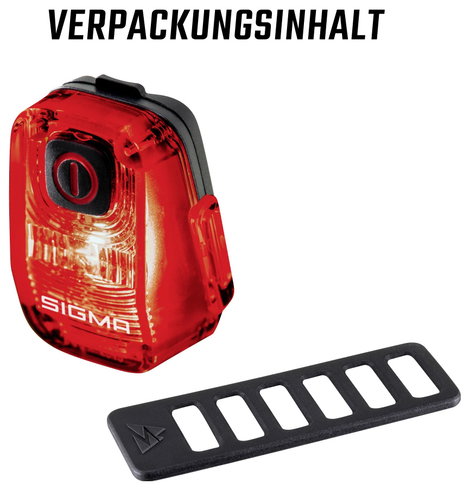 Sigma HIRO 10 Kerékpár hátsó világítás Akkus LED-es fényforrás Akkuról üzemeltetett 3. kép