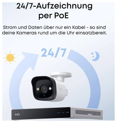 eufy eufy NVR Security System E40 E8P00321 IP Hálózati videófelvevő készlet 9. kép