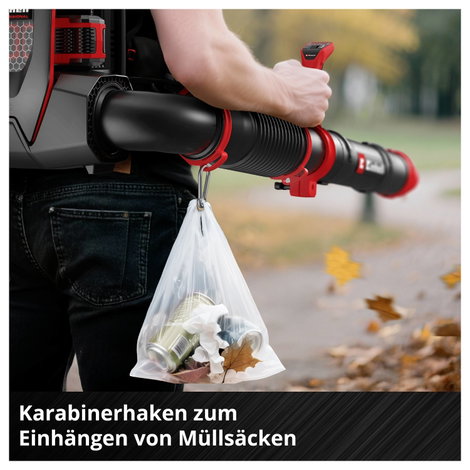 Einhell Professional 3433580 GP-LB 36/280 Li E BL-Solo Akku Lombfújó, Lombszívó Hordpánt, Szoft mark 11. kép