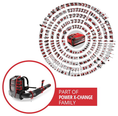 Einhell Professional 3433580 GP-LB 36/280 Li E BL-Solo Akku Lombfújó, Lombszívó Hordpánt, Szoft mark 2. kép