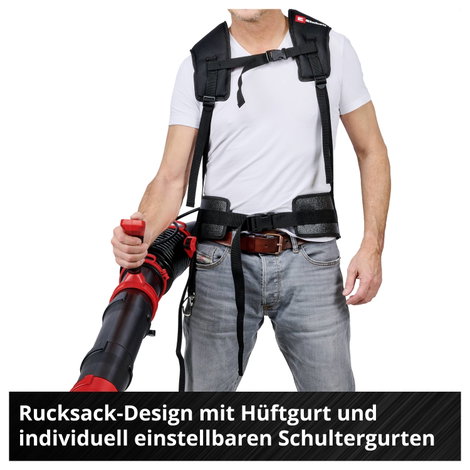 Einhell Professional 3433580 GP-LB 36/280 Li E BL-Solo Akku Lombfújó, Lombszívó Hordpánt, Szoft mark 8. kép