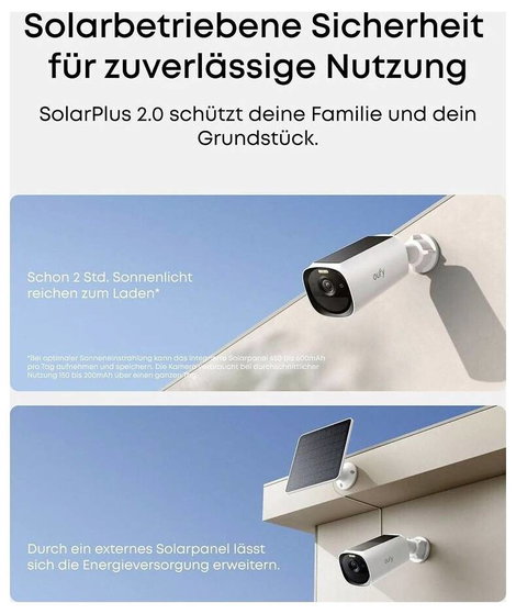 eufy eufy eufyCam E41 T8144*2+Homebase3*1+3W E8144323 IP Hálózati videófelvevő készlet 2. kép