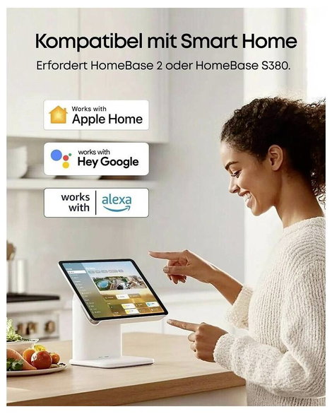 eufy eufy eufyCam E41 T8144*2+Homebase3*1+3W E8144323 IP Hálózati videófelvevő készlet 4. kép