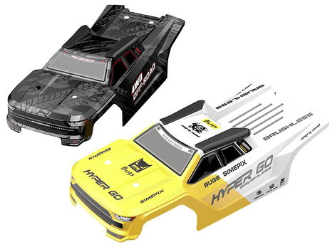 MJX Fehér-sárga, Fekete Brushless 1:14 RC modellautó Elektro Truggy 4WD RtR 2,4 GHz Akkuval és töltő 12. kép