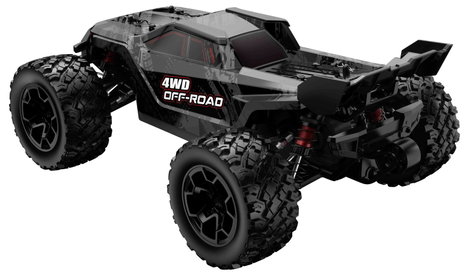 MJX Fehér-sárga, Fekete Brushless 1:14 RC modellautó Elektro Truggy 4WD RtR 2,4 GHz Akkuval és töltő 4. kép