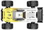 MJX Fehér-sárga, Fekete Brushless 1:14 RC modellautó Elektro Truggy 4WD RtR 2,4 GHz Akkuval és töltő 7. bélyegkép