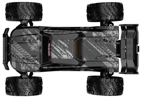 MJX Fehér-sárga, Fekete Brushless 1:14 RC modellautó Elektro Truggy 4WD RtR 2,4 GHz Akkuval és töltő 8. kép