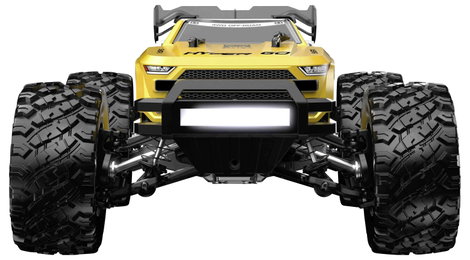 MJX Fehér-sárga, Fekete Brushless 1:14 RC modellautó Elektro Truggy 4WD RtR 2,4 GHz Akkuval és töltő 9. kép