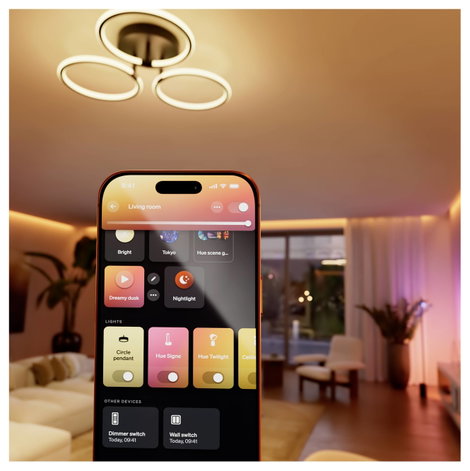 Philips Hue Hue Fali kapcsolómodul 8721103111753 2 Kanal / 2C (6A / 400W LED / 1.380W Halogen) 0.6 W 5. kép
