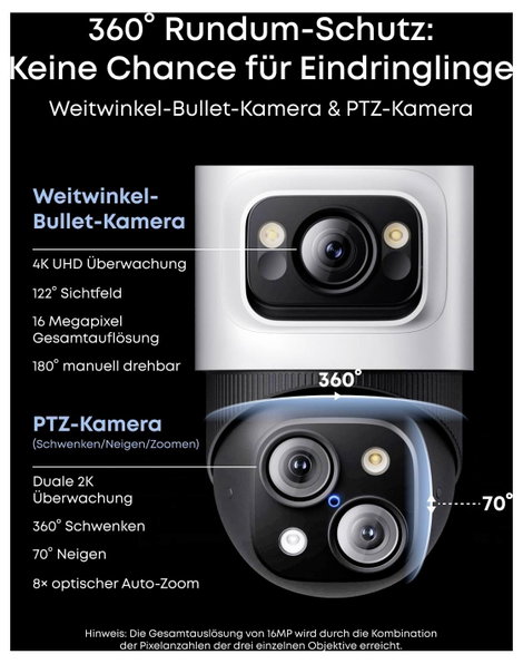 eufy eufy NVR Security System S4 E8E00323 Vezetékes, LAN IP-Hálózati videófelvevő készlet3840 x 2160 2. kép
