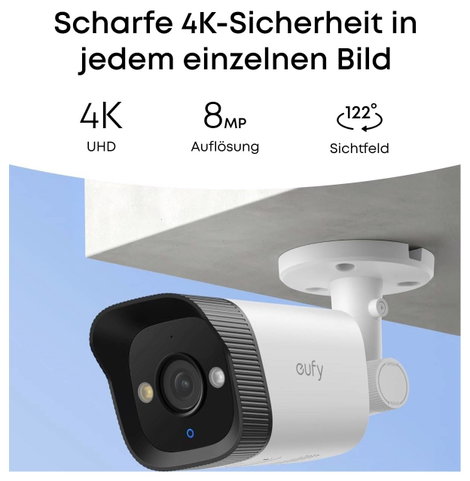eufy eufy NVR Security System S4 E8E00323 Vezetékes, LAN IP-Hálózati videófelvevő készlet3840 x 2160 3. kép