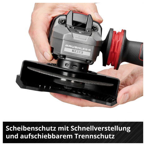 Einhell Professional TP-AG 18/125-13 Q BL - Solo 4431215 Akkus sarokcsiszoló gyorsszorító anyával 13 10. kép