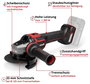 Einhell Professional TP-AG 18/125-13 Q BL - Solo 4431215 Akkus sarokcsiszoló gyorsszorító anyával 13 4. bélyegkép