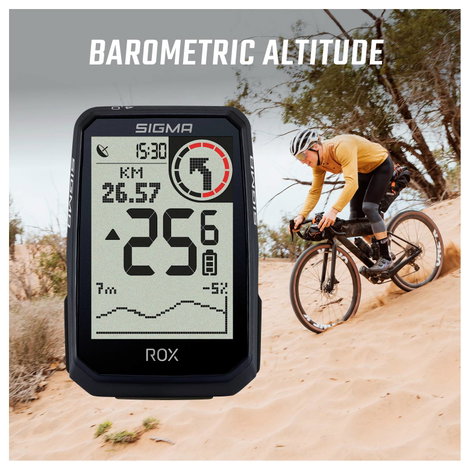 Sigma ROX 4.0 (Black) Endurance Kerékpárkomputer, vezeték nélküli Bluetooth Teljesen grafikus kijelz 5. kép