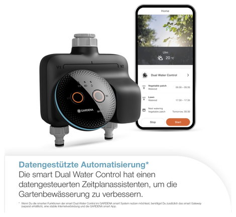 GARDENA 19034-20 smart Dual Water Control Öntözés vezérlő 3. kép