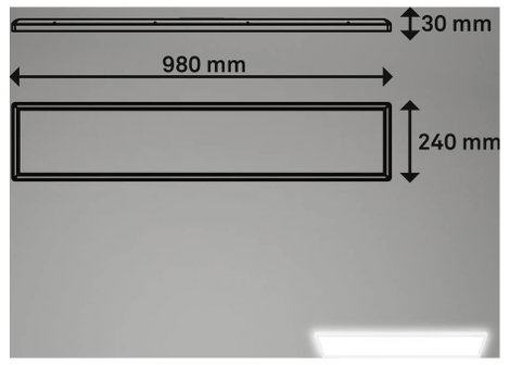 Briloner Tava 7519416 LED panel 36 W Semleges fehér 10. kép