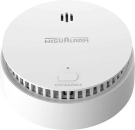 Wisualarm DHI-HY-SA30A-R8 Vezeték nélkül füstjelző Hálózatba köthető, 10 éves elemélettartammal Elem