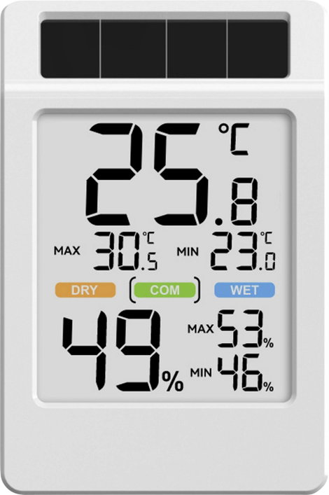 BaldrTherm Vezeték nélküli hőmérséklet- és légnedvesség mérő Fehér B0590TH-V6