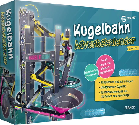 Golyópálya adventi naptár