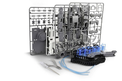Revell Engineers Adventskalender Engineers Excavator hidraulikus kotrógép Technika Adventi naptár Ko 4. kép