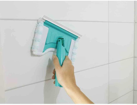 Leifheit Wannen/Fliesenreiniger Flexi Pad Evolution mit Teleskopstiel 41700 1 db 2. kép
