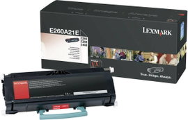 Lexmark Toner E260 E360 E460 E462 Eredeti Fekete 3500 oldal E260A31E