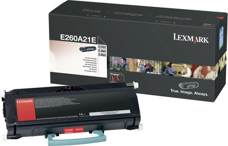 Lexmark Toner E260 E360 E460 E462 Eredeti Fekete 3500 oldal E260A31E