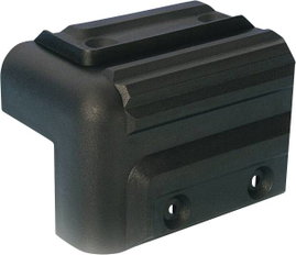 Hangfal sarok, műanyag sarokvédő, fekete színű 4072