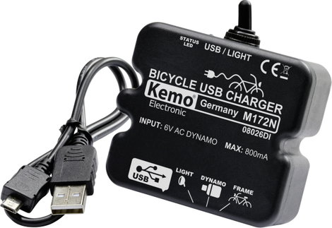 USB-s töltésszabályozó kerékpárhoz, KEMO M172N