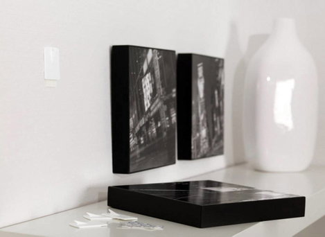 tesa POWERSTRIPS® tesa® Powerstrips képtartó szög/58031-00020-00 fehér, 2 kampó, 4 ragasztócsík Fehé 6. kép