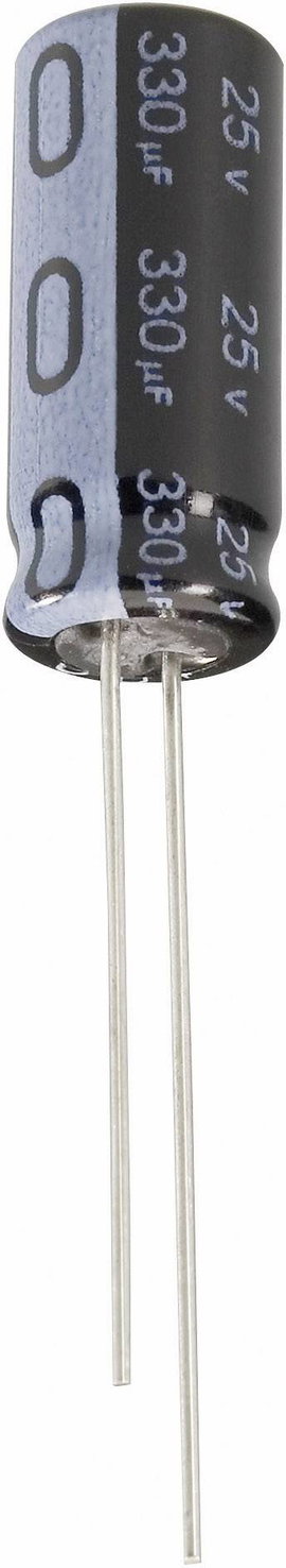 Elektrolit kondenzátor, radiális, álló, RM 1,5 mm 3,3 µF 63 V 20 % Ø 4 x 7 mm Jianghai ECR1JQG3R3MFF