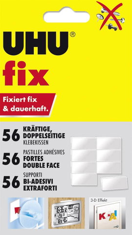 UHU Erős ragasztó lapok, Fix 48805 1 csomag