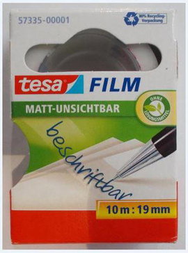 Láthatatlan ragasztószalag, Tesa Film Eco & Clear/57335-00001-00 1 m : 19 mm