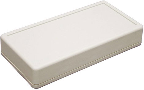 Kézi műszerdoboz polisztirol, fekete 220 x 110 x 44 mm, Hammond Electronics 1599HBKBAT