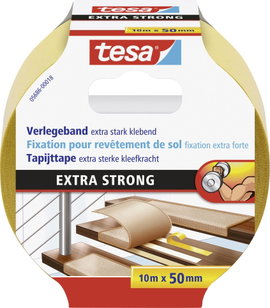 Kétoldalú ragasztószalag (H x Sz) 10 m x 50 mm, tartalom: 1 tekercs, TESA 05686-18