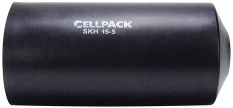 Végzáró sapka Ø (zsugorodás előtt/után): 25 mm/9 mm, 1 db, fekete