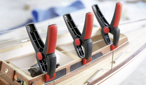 Rugós szorító csipesz, asztalos szorító, fesztáv:20mm Clippix XC 20/20 Bessey XC1 3. kép