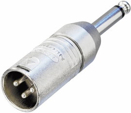XLR adapter XLR dugó - Mono, Neutrik NA2MP, 1 db