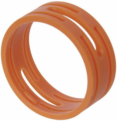 Kábeljelölő gyűrű készlet 10db narancs színű Neutrik XXR-SET-3