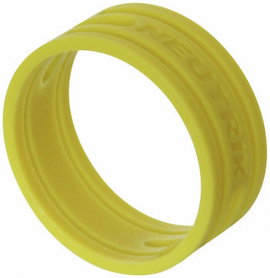 Kábeljelölő gyűrű készlet 10db sárga színű Neutrik XXR-SET-4