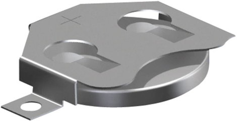 Keystone Gombelemtartó CR2016, CR2020, CR2025 gombelemekhez (H x Sz x Ma) 30.73 x 19.86 x 3.96 mm