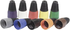 Feszítő hüvely Neutrik BSX-SET/MIX fekete, barna, piros, narancs, sárga, zöld, kék, viola, szürke, f