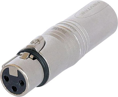 XLR adapter XLR alj - XLR dugó, Neutrik NA3FM, 1 db