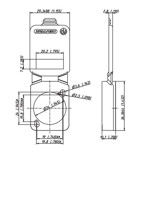 Neutrik SCDX6, kék, 1db 2. kép