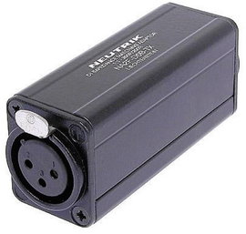 XLR adapter XLR alj - RCA alj, Neutrik NA2F-D0B-TX, 1 db