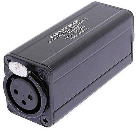 XLR adapter XLR alj - RCA alj, Neutrik NA2F-D0B-TX, 1 db