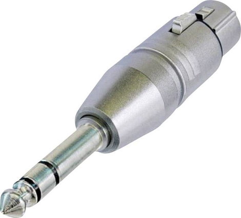 XLR adapter XLR alj – Sztereo, Neutrik NA3FP, 1 db