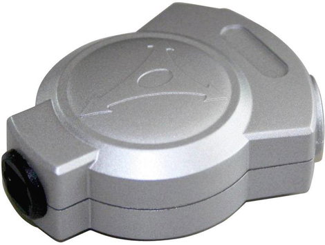 Digitális optikai audio Y elosztó adapter, 1x Toslink aljzat - 2x Toslink aljzat, ezüst, Hicon