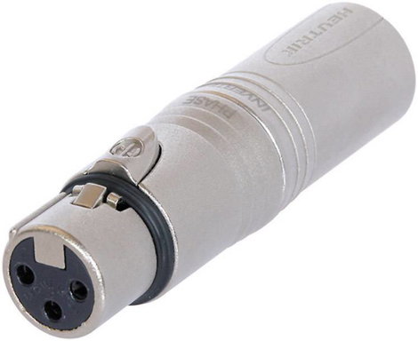 XLR adapter XLR alj - XLR dugó, Neutrik NA3F5M, 1 db